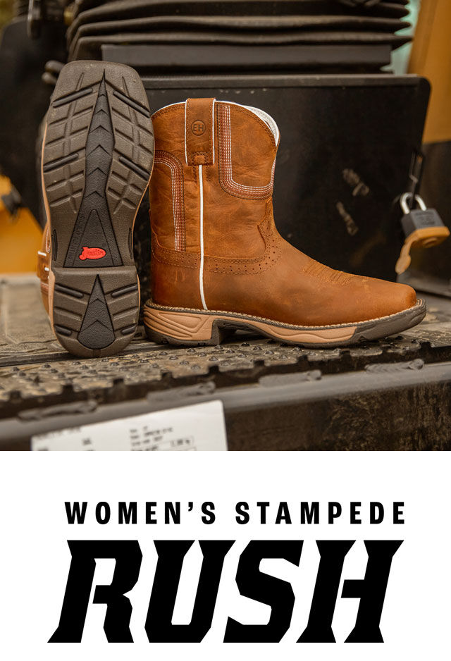 Justin stampede sale rush work boots